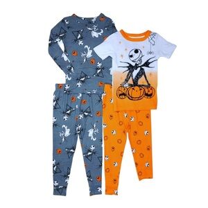 Disney Nightmare Before Christmas Toddler 4-Piece Pajama Set Size 2T